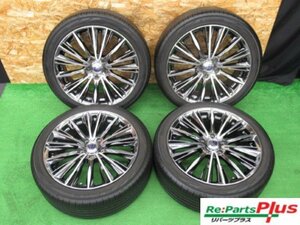 ★2793AMZ　RAYS　ベルサス　ストラテジーア　ヴォウジェ　18×7.0J 5/114.3 +55　YOKOHAMA　RV03　215/45R18　夏セット　4本　中古