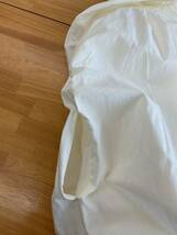 新品タグ付 LEPSIM レプシィム バンドカラーワイドシャツワンピース ギャザーフレアコットンチュニックブラウス ホワイト白色系 フリー_画像5