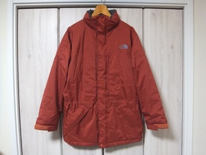 THE NORTH FACE 収納型フード付き中綿入りジャケット M オレンジ☆ザノースフェイス 日本製