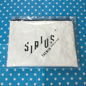 SHINee テミン TAEMIN Japan 1st TOUR ~SIRIUS~★タイベックポーチ★新品 未開封★ソロ コンサート ソロコン★公式 グッズ★ポーチ