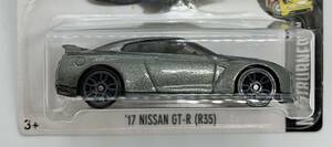 Hot Wheels ホットウィール '17 NISSAN SKYLINE GT-R (R35) グレーメタリック 日産 ニッサン スカイライン US