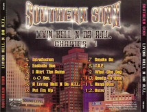 【G-RAP】SOUTHERN SINN / Livin Hell N Da ATL Ch1 & 続2枚セット ２０００ Atlanta, GA【GANGSTA RAP】1st プレス オリジナル盤 ペンピク_画像2