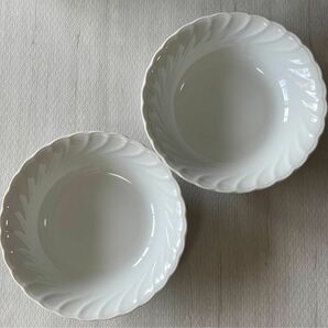 美濃焼 日本製 新品 陶磁器 食器 皿セット 深皿 ホワイト 2枚入 径23.3cm