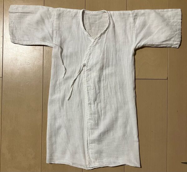 長肌着 新生児肌着 赤ちゃん肌着 50〜60センチ ガーゼ生地1枚 オマケ赤ちゃん綿棒