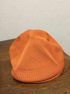  Europe old clothes KANGOL Kangol hunting cap hat cap orange M