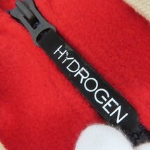 ハイドロゲン ブロンザージ HYDROGEN BRONZAJI ワッペン フリース ジップアップ パーカー_画像6