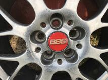 【中古】BBS RG 747 18×7.5J +49 PCD100 5穴　ヨコハマ225／45／18_画像9