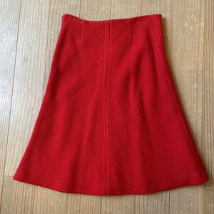 helipore エリオポール スカート 36 ウールスカート 赤