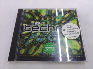 CD / this is… TECHNO 2 Free Bonus Mix CD /『J15』/ 中古