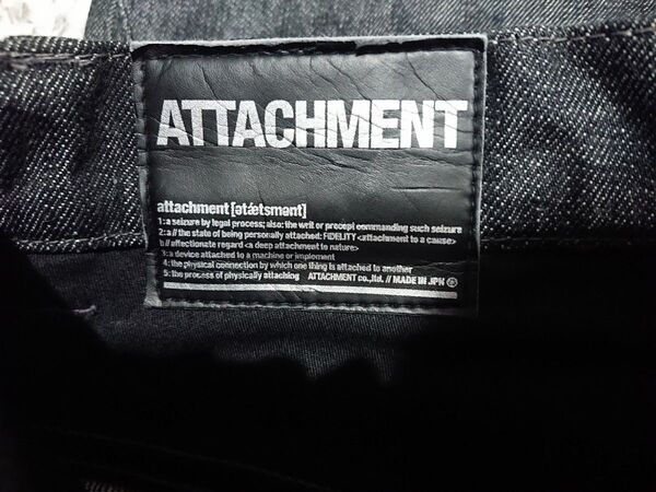 attachment アタッチメント スキニー デニム ジーンズ ジーパン スリム