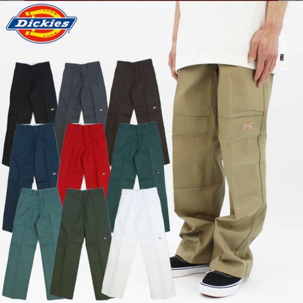 Dickies ダブル二ー ワークパンツ ブラック ディッキーズ