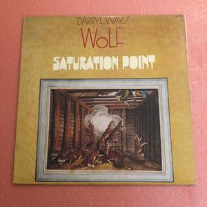 LP 国内盤 ダリル ウェイとウルフ サチュレーション ポイント 飽和点 Darryl Way's Wolf Saturation Point