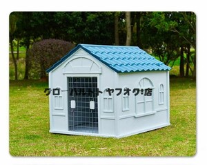  very popular washing with water possibility kennel outdoors dog house pet house corrosion not doing plastic triangle roof large dog medium sized dog canopy durability S622