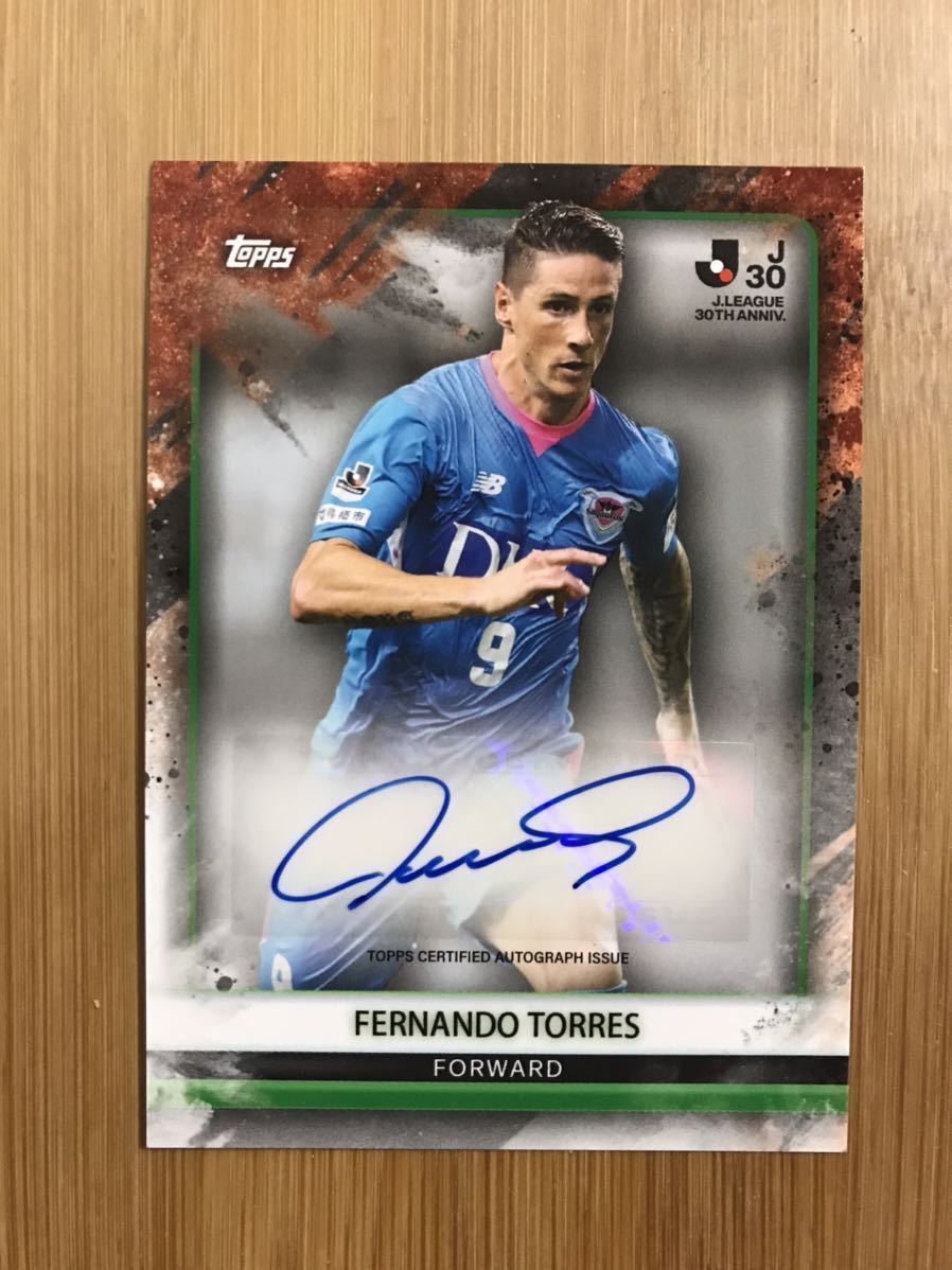 TOPPS Jリーグ フェルナンド トーレス サガン鳥栖 直筆サインカード-