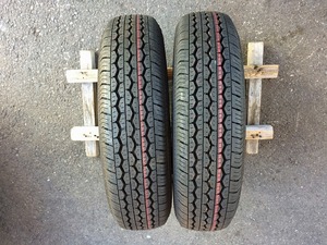 01　23年製 新車外し BS RD-613 STEEL 145/80R13 2本セット スペア 送料込（一部条件あり）