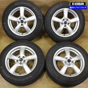 BM/BR系レガシィ等に ミシュラン スタッドレスセット ! X-ICE3+ 205/60R16 エクシーダ 16インチ×6.5 +48 5H 100 ●009ｋ