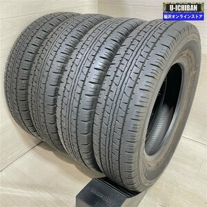 軽バン ハイゼット N-VAN アトレー クリッパー 等 ダンロップ エナセーブ VAN01 145/80R12 80/78N LT 12インチ タイヤ 4本セット 009