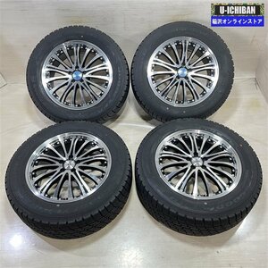 SJ系フォレスター BR系アウトバック 等 ロクサーニEX 7-17+48 5H100 グッドイヤー アイスナビ6 225/60R17 17 スタッドレス 4本セット 009k