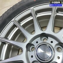 30アルファード ヴェルファイア等 ラブリオン 7-17+38 5H114.3 グッドイヤー アイスナビ6 225/60R17 17インチ スタッドレス 4本セット 009k_画像3