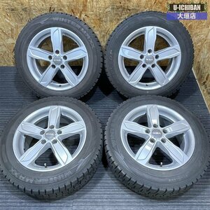 VW シロッコ パサート シャラン 205/60R16 ダンロップ ウィンターマックスWM02 スタッドレスタイヤ 16インチ MAK 7J +38 5H 112 ※57.1 002