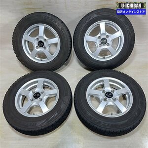 軽 ～L370系 タント HA36 アルト JF1 Ｎ-BOX 等 K-LINE 4-13+42 4H100 ブリヂストン VRX2 145/80R13 13インチ スタッドレス 4本セット 009k