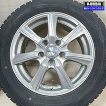 70 80系 ノア VOXY 3NO車 ～RP5系 ステップW 等 PRD 6.5-16+53 5H114.3 ダンロップ WM01 205/60R16 16インチ スタッドレス 4本セット 009k_画像4