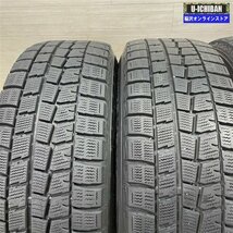 70 80系 ノア VOXY 3NO車 ～RP5系 ステップW 等 PRD 6.5-16+53 5H114.3 ダンロップ WM01 205/60R16 16インチ スタッドレス 4本セット 009k_画像9