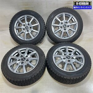 希少 ZC31 ZC32 スイフトスポーツ スイスポ 等 Strategy 6-15+52 5H114.3 ダンロップ WM02 195/55R15 15インチ スタッドレス 4本セット 009