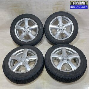 軽 タント ワゴンＲ デイズ Ｎ-BOX 等 シビラ SF-5 4.5-14+45 4H100 ダンロップ WM02 155/65R14 14インチ スタッドレス 4本セット 009k