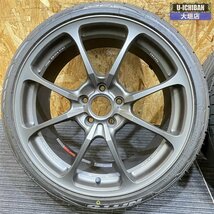 美品 RAYS VOLK Racing NE24 19インチ×8.0 +48 5H 114.3 ニットー NT555G2 225/35R19 MAZDA3 アクセラ インサイト シビック 等に ◎002_画像2