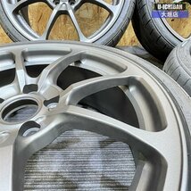 美品 RAYS VOLK Racing NE24 19インチ×8.0 +48 5H 114.3 ニットー NT555G2 225/35R19 MAZDA3 アクセラ インサイト シビック 等に ◎002_画像4