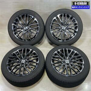 レガシー 等 レオニスSK 7-17+47 5H100 2023年製 溝あり ブリヂストン レグノ GRVⅡ 215/50R17 17インチ 4本セット 009k