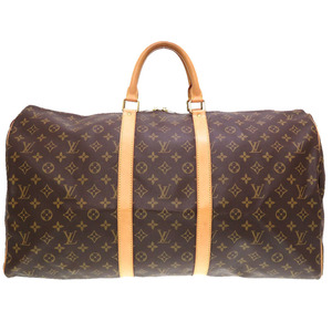 美品 ルイ ヴィトン モノグラム キーポル55 M41424 ボストンバッグ バッグ LV 0072 LOUIS VUITTON メンズ