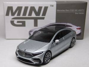 MINI GT★メルセデス ベンツ EQS 580 4MATIC シルバーメタリック MGT00508-L Mercedes-Benz Silver Metallic 1/64 TSM