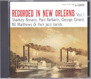 ☆RECORDED IN NEW ORLEANS VOL.1/V.A.◆56年録音のJAZZの源流！ニューオリンズ・ジャズの歴史的大名盤◇世界初CD化＆高音質リマスタリング