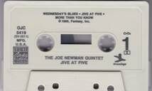 ☆THE JOE NEWMAN(ジョー・ニューマン)QUINTET/Jive At Five◆60年録音のTommy Flanagan＆Frank Wess参加の超大名盤の貴重なカセットテープ_画像2