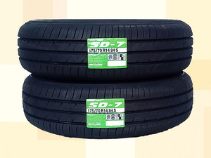 175/70R14 84S TOYO トーヨー SD-7 SD7 23年製 正規品 送料無料 2本セット税込 \11,200 より 1