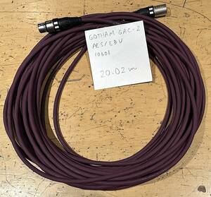 Gotham ( Gotham )GAC-2 professional digital cable ( purple ) 20.02m XLR Canon terminal 