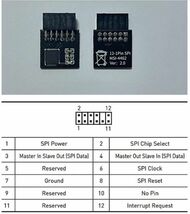 新品 Tpm 2.0暗号化セキュリティモジュール MSI/12PIN用 LPC_画像1