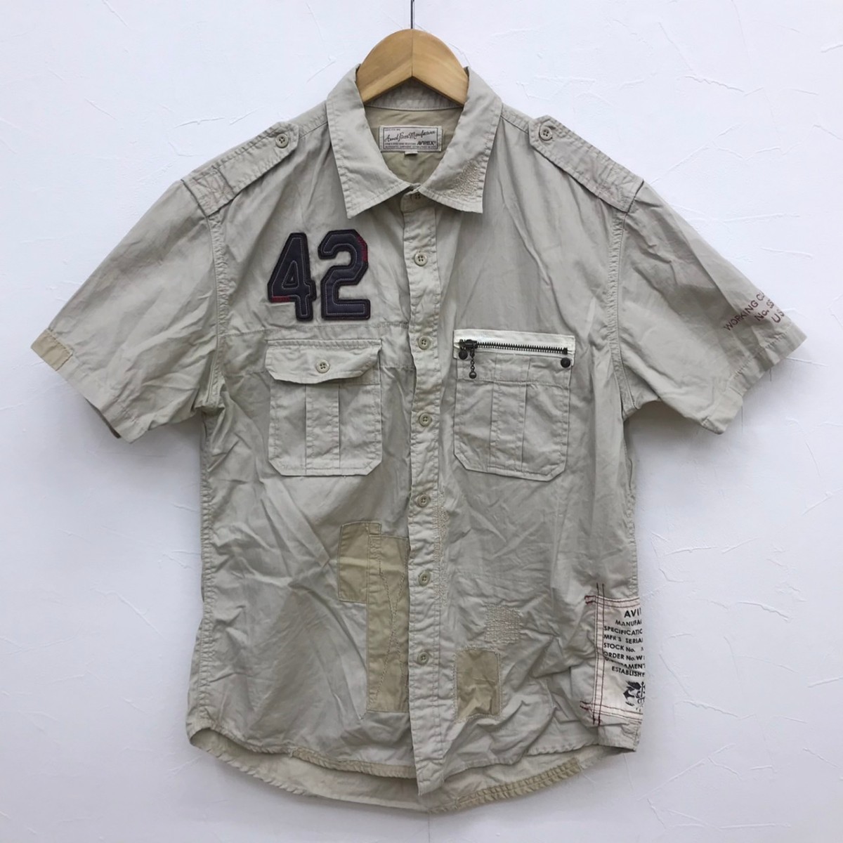 2023年最新】ヤフオク! -「レザーシャツ」(AVIREX)の中古品・新品