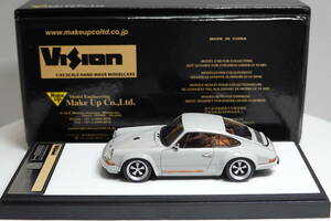 ☆希少Make UpVision ☆1/43 ポルシェPorsche Singer 911(964)Light Gray☆230906