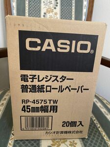 カシオ電子レジスター普通紙ロルペーパー　RP4575TW