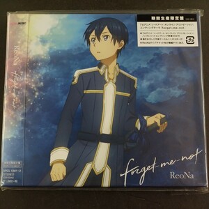 CD_14】ReoNa ／ forget-me-not (期間生産限定盤) CD+DVD ソードアート・オンライン アリシゼーション