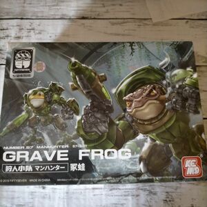 1/24プラモデル、マンハンター、GRAVE FROG、カエルのパワードスーツ、