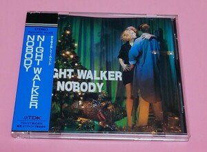 ☆NOBODY/NIGHT WALKER☆極美品！1985年 初版/シール帯付 廃盤！TDKコア T32X-1003！！