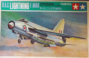 タミヤ/1/100/イギリス空軍B.A.C.ライトニングF.MK6戦闘機/未組立品