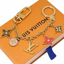 【送料無料】【本物】LOUISVUITTON★ルイヴィトン★チェーン・スプリングストリート★M00540★ゴールド×マルチカラー★バックチャーム★_画像1