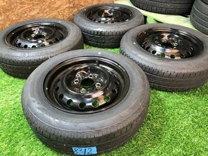 鉄チンホイール 13inch 5j × 155/70R13 PCD100 4穴