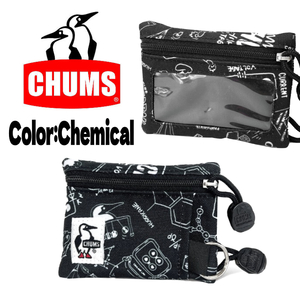 CHUMS チャムス Recycle Key Coin Case リサイクルキーコインケース 定期 パスケース ケミカル CH60-3574 ゆうパケット3点まで送料無料