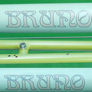 BRUNO(ブルーノ )ミニベロ(ほぼ綺麗)ミキストフレーム)Shimano 8s)CT43)ライトグリーンカラー)20インチ 中古の画像2